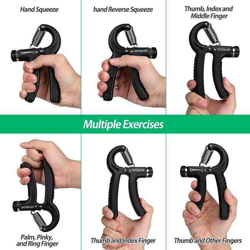 Adiustable Hand Grip Power Exerciser Forearm Wrist
Strengthener Gripper